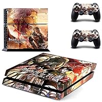 Skinit Decal Gaming Skin for PS3 Dual Shock Wireless Controller Officially Licensed Funimation Attack On Titan Logo Design 