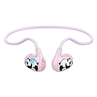 iDIGMALL Kids Open Ear Headphone, Bluetooth 5.4 Headphone for Children, Noise Cancellation Mic Wireless Headset for Phone Ipad Tablet, 13g Lightweight & Comfort for Sports Home School,10H
