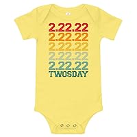 Twosday 2.22.22 Baby One Piece Short Sleeve Shirt 2