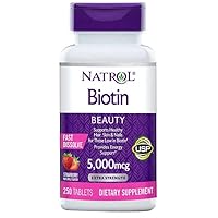 Na trol Biotin 5,000mcg 1-Pack of 250 Tablets