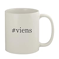 #viens - 11oz Ceramic White Coffee Mug, White