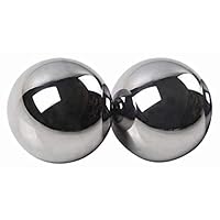 Pair of 2 Precision Heavy Duty Carbon Steel 1/2 Inch Roulette Balls Pills - Great for Most Roulette Wheels!