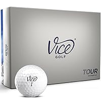 Vice Tour Golf Balls, White (One Dozen)