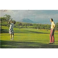 Fran Cipro Gofl Professiona, Jack Snyder, Course Architech, USGA Score Card Score Card on Back Old Vintage Golf Postcard Post Card