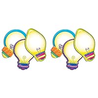 Eureka Color My World Light Bulbs Asst. Paper Cut Outs (841006) (Pack of 2)