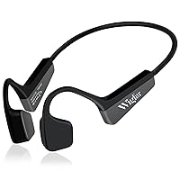 Bone Conduction Headphones Premium Open-Ear Wireless Bluetooth Sport Headphones with Microphones, Sweatproof Waterproof Wireless Earphones for Running, Gym, Hiking, Cycling