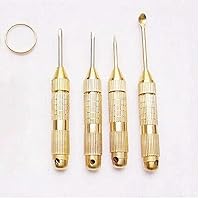 2 Sets 4 in1 Ear Pick Mini Steel Screwdrivers Ear Cleaners Keychain Care Cleaning Tools Kit Set