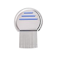 Lice Comb Fine Metal Teeth | Head Lice Remover | Nit & Egg Remover | Easy to Use| Reusable Comb for School Kids, Women and Pet |Random Color