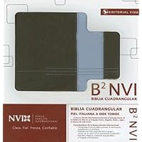 NVI Biblia² dos tonos, marron/celeste (Spanish Edition) NVI Biblia² dos tonos, marron/celeste (Spanish Edition) Leather Bound