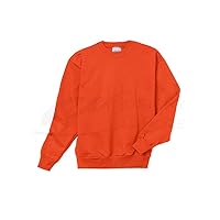 Hanes by Youth ComfortBlend EcoSmart Crewneck Sweatshirt, Orange, XS