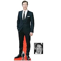 Fan Pack - Benedict Cumberbatch 2018 Red Carpet Lifesize and Mini Cardboard Cutout / Standup - Includes 8x10 Star Photo