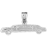 Limo Pendant | Sterling Silver 925 Limo Pendant - 11 mm