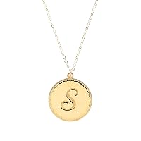 Moon And Lola-Dalton Charm (On Apex Chain) Necklace Gold-S Shape