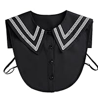 Lady Half Shirt Blouse Collar Detachable Fake Collar Dickey Collar False Collar for Women Girls