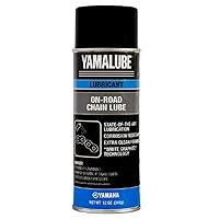 Yamaha Original OEM Yamalube ACC-CHAIN-ON-AA White Graphite On-Road Formulated Chain Lubricant and Protectant Yamalube OEM - (1) 12 Ounce Spray Can