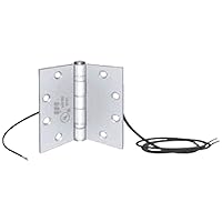 PTH-4Q Steel 626 Dull Chrome Conductor Power Transfer Hinge, 4-1/2' Cable (Pack of 1)