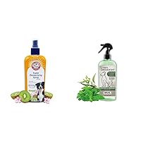for Pets Super Deodorizing Spray, 8 Fl Oz - 2 Pack & Wahl Deodorizing & Refreshing Pet Deodorant for Dogs - Eucalyptus & Spearmint to Refresh The Skin and Coat