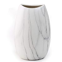 Marble Vase/White Flower Pot/Flower Display/Dedding/Housewarming Gift