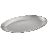 Vintage Inox Cafe Plate, M, Made in Japan, Cafe, Restaurant, Snack Plate, Dish, Stainless Steel, Aging, Unbreakable, Dishwasher Safe
