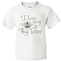 inktastic I Love Bee-ing a Big Sister Youth T-Shirt