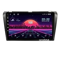 for Mazda 3 2004-2009 Android 13 Carplay Car Stereo GPS Navi Sat Radio 9 inch Multimedia BT WiFi 32GB Steering Wheel Control