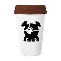 Universe Alien Monster Alien Mug Coffee Drinking Glass Pottery Ceramic Cup Lid