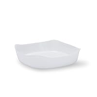 Rubbermaid Glass Baking Dishes for Oven, Casserole Dish Bakeware, DuraLite 8-Piece Set, White (with Lids)