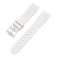 RAYESS For Omega Swatch Joint Planet Series Moon Mercury Curved Rubber Strap For Moonswatch Watch Curved No Gap Rubber Strap Men Women 20MM Watchbands