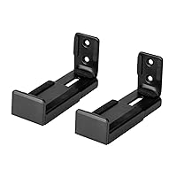 Monoprice Universal Soundbar Wall Mount Brackets, Depth Adjustable, Fits Most Soundbars up to 33lbs, Easy to Install, Space‑Optimized