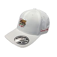 New Live Lucky Cali Classic White Golf Adjustable Snapback Hat/Cap
