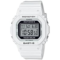 Casio Watch BGD-5650-7ER, White, Strap.