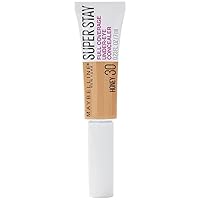 New York Super Stay Super Stay Full Coverage, Brightening, Long Lasting, Under-eye Concealer Liquid Makeup For Up To 24H Wear, With Paddle Applicator, Honey, 0.23 fl. oz.