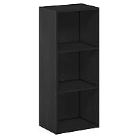 Furinno Luder Bookcase / Book / Storage , 3-Tier, Blackwood