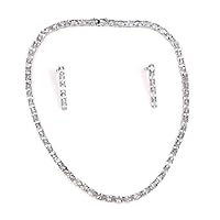 925 Sterling Solid Silver 7X5 MM Oval Cut Natural Morganite 50.50 CT Gems October Birthstone Tennis Necklace For Bridal Birthday Gift For Her