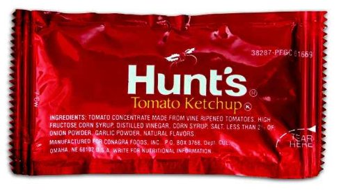 Hunt's Tomato Ketchup Portion Control Packets, 9 Gram (Pack of 1000)