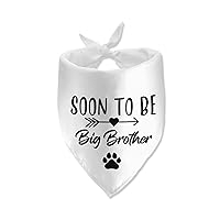 Soon to Be Big Brother Dog Bandana Pregnancy Announcement Dog Bandana Pet Scarf Pet Accessories for Pet Dog Lover Pregnancy Reveal Ideas
