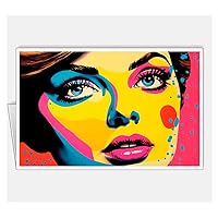 Arsharenkay All Occasion Assortment Proffession Pop Art Greeting Cards (Set of 4 Cards/Size 145 x 210 mm / 5.5 x 8 inches) No56 (Therapist Proffession 5)