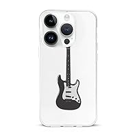 Cool Bass Guitar Shockproof Slim Thin TPU Phone Case Compatible with iPhone 15 Plus/Pro/Pro Max iPhone 15 Pro