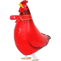 Chicken Walking Animal Pet Air Walker Balloons, Set of 3