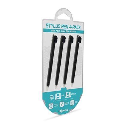 Tomee Stylus Pen Set for Nintendo DSi/Nintendo DS Lite (Black) (4-Pack)