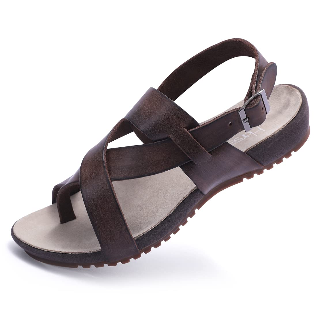 Roxoni Women Comfort Sandals Double Buckle Adjustable EVA Flat Slides