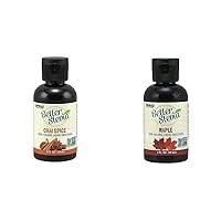 Foods BetterStevia Chai Spice and Maple Zero-Calorie Liquid Sweeteners (2-Ounce)