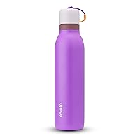 Owala FreeSip Twist Insulated Stainless Steel Water Bottle with Straw for Sports and Travel, BPA-Free, 24-oz, Purple/Purple (California Grapevine)