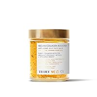Beauty Vegan Collagen Booster Anti-Aging Jelly Face Mask - Anti-Aging Face Mask For Tighter Skin, Softens Fine Lines & Wrinkles, Fades Age Spots and Discoloration - 4 Fl. Oz