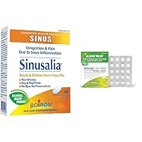 Boiron SinusCalm Tablets for Sinus Relief & AllergyCalm Kids Tablets for Allergy Symptom Relief - 60 Count Each