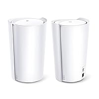 AX6600 Deco Tri-Band WiFi 6 Mesh System(Deco X90) - Covers up to 6000 Sq.Ft, Replaces Routers and Extenders, AI-Driven and Smart Antennas, 2-Pack