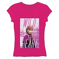 Disney Frozen Wild Heart Juniors Pink T-Shirt |