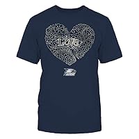 FanPrint Georgia Southern Eagles - Love - Tree Heart Galaxy Gift T-Shirt