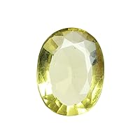 Yellow Citrine 78.00 Ct Oval Shape Translucent Faceted November Birthstone Citrine Loose Gemstone for Jewelry