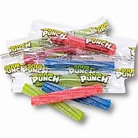 American Licorice Sour Punch Twists - Sour Candy Bulk - Sour Punch Twist - 1 LB Bag - Sour Punch Twists Bulk Candy - 4 Flavors - Blue Raspberry, Cherry, Strawberry, Apple